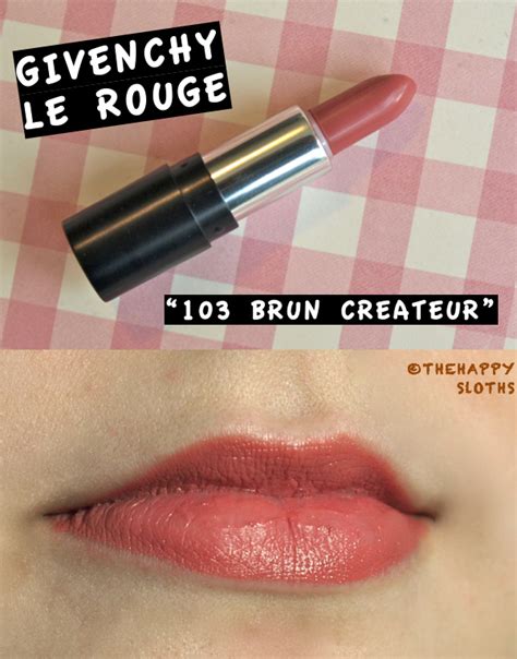 givenchy 103 brun createur|Givenchy Le Rouge 103 Brun Createur .